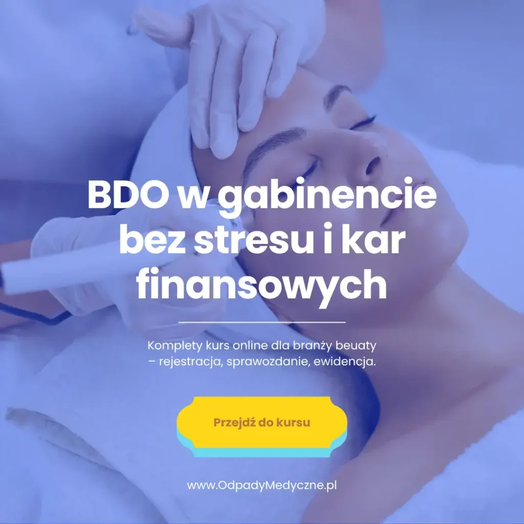 odpady medyczne bdo kurs